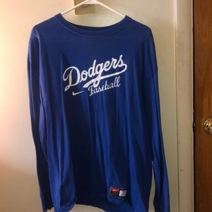 Nike Dodgers baseball long sleeve
